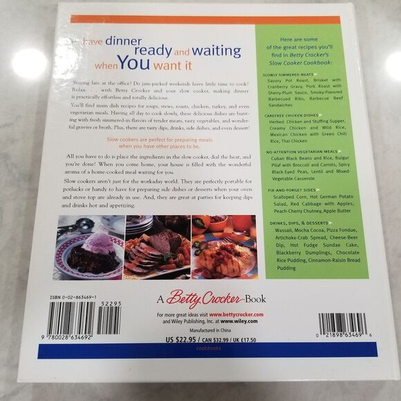 Betty Crocker's Slow Cooker Cookbook 1999 First edition - Picture 2 of 10
